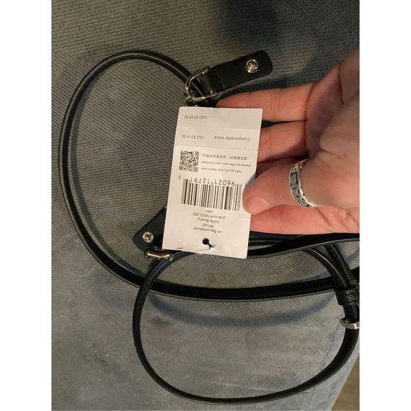 Kate Spade New York | NIB Pink & Black Dahlia Floral Crossbody Bag, MSRP $259 - Picture 9 of 9